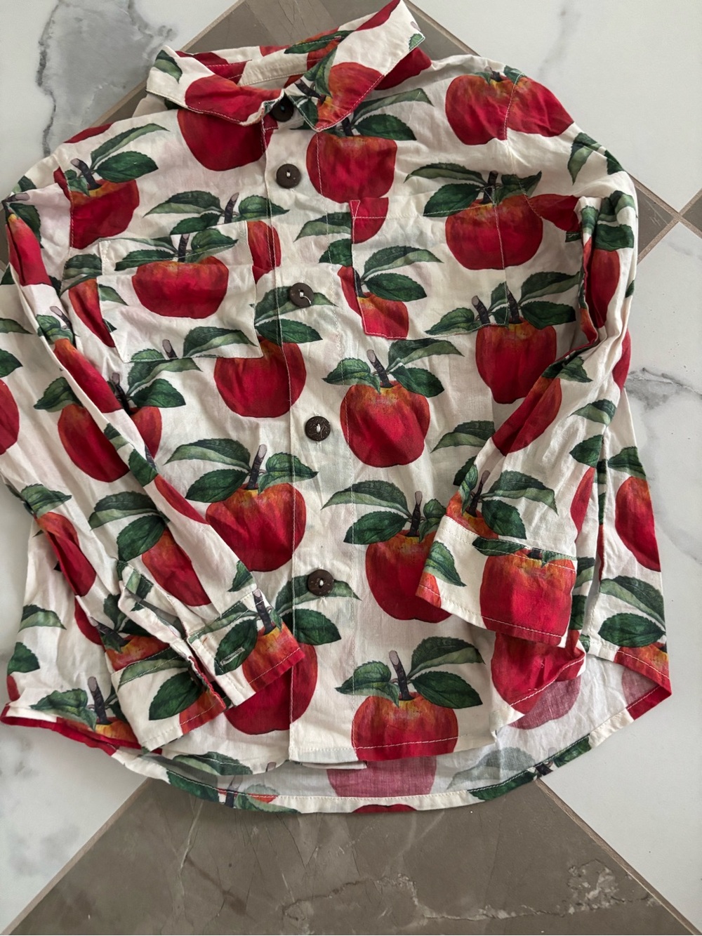 Pink Chicken Button Up Shirt